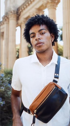 Crafted from soft leather, a versatile Fanny Pack made to carry with ease across the waist or chest.