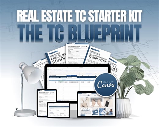 Real Estate TC Business Starter Kit | Transaction Coordinator Canva Templates, Website & Forms (digital Download) - Etsy Canada