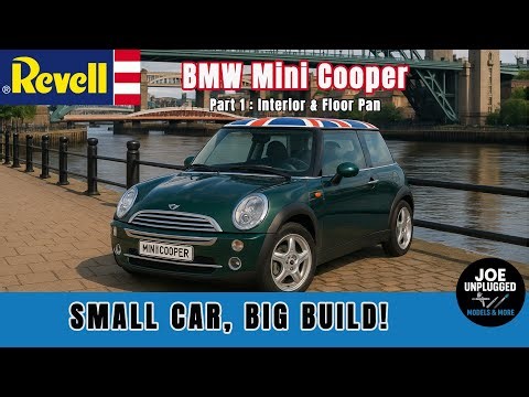Revell Mini Cooper - Small Car, Big Build - Part1 - Interior & Floor Pan