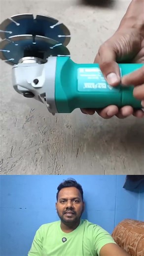 WALL CHASER WITH 4 INCH ANGLE GRINDER Handheld Tile Cutter (1050 W)