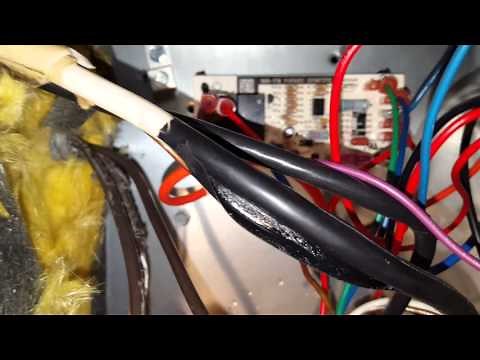 Heat pump air handler fan control board problem