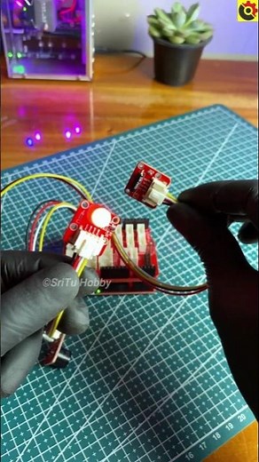 Simple Tilt Sensor Project with Crowduino #crowduino #arduino @sritu_hobby