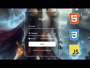 Espectacular formulario de inicio de sesión con HTML, CSS y JS