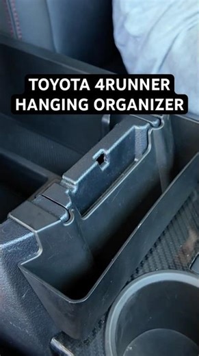 Center Console Organizer Hanging Armrest Box for 2010-2024 Toyota 4Runner #toyota #toyota4runner