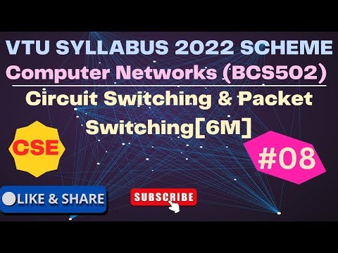#CircuitAndPacketSwitching#ComputerNetworks#VTU#CSE#5thSem#BCS502#MODULE1
