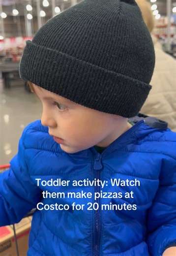 Engaging Toddler Activities at Costco Pizza Window