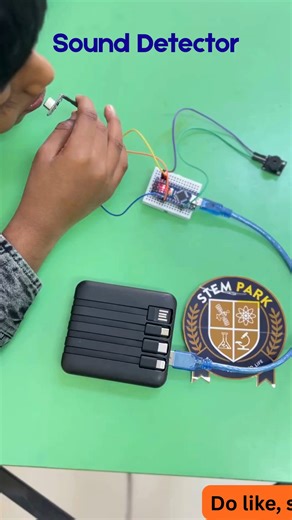 STEM PARK_official on Instagram: "🔊 Sound Detector | Smart IoT STEM Project for Students Did you know machines can hear sound and respond instantly? 🤯 In this short video, we demonstrate a Sound Detector STEM project that detects noise levels and triggers actions automatically. This beginner-friendly project helps students understand: ✅ How sound sensors work ✅ Real-time sound detection ✅ Basics of IoT & electronics ✅ Practical STEM learning through hands-on models 🎓 Perfect for: School & col