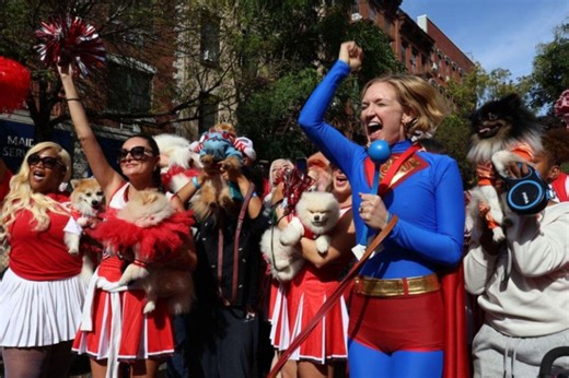 All the Best Canine Costumes From NYC’s 35th Annual Halloween Dog Parade