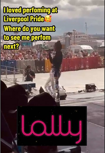 Loved Perfoming at Liverpool Pride 🥰 Where do you want to see me perform next? #90s #nostalgia #throwback #90skids #2000sthrowback #2000 #pop
