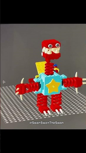 Lego Boxy Boo and Player Project Poppy Playtime #viral #poppyplaytime
