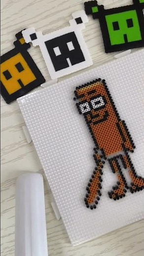 ITALIAN BRAINROT | Perler Bead Pixel Art | Melty Beads DIY #italianbrainrot #fusebeads #perlerbeads