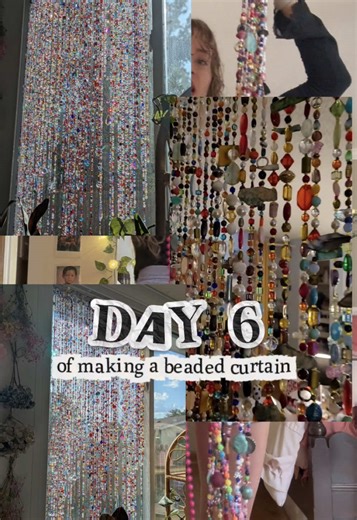 Creating a Beaded Curtain with Perler Beads