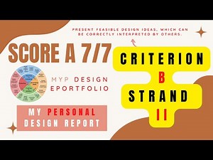 IB MYP Design ePortfolio Report: Criterion B Strand ii Walkthrough
