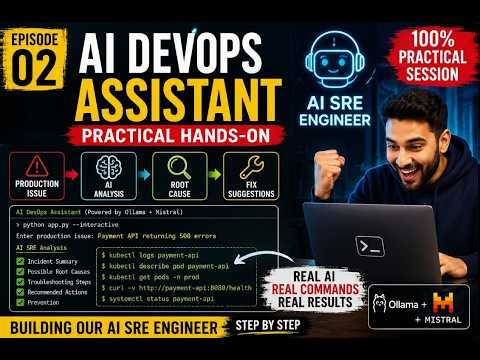 AI SRE Engineer Episode 2 | Build Your First AI DevOps Assistant Using Python + Ollama