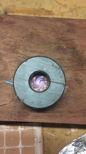 Magnetron magnet plasma vortex