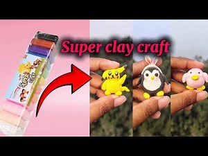 How To Make Easy Things With Clay / How To Make Cartoon Character With Clay /Clay Art Ideas 💡