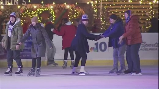 Winterfest tree lighting takes place at Independence Blue Cross RiverRink