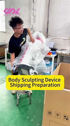 Every body sculpting machine undergoes strict testing and thorough cleaning before shipment. We pay attention to every detail to ensure it’s ready for immediate use upon arrival##BodySculptingMachine #qualitycontrol #beautysalon #rf