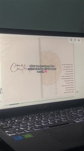 Customizable Birthday Gift Template for Besties