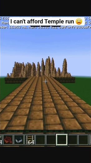 I can't afford Temple run 😫 #minecraft #templerun #gameplay #gaming @minecraft_lover_134