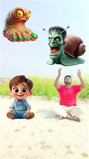 When Feet Turn Into Monsters 😱😂 | Funny Magic Edit Baby Meets Crazy Foot Creatures! 🤯 Funny VFX Stor