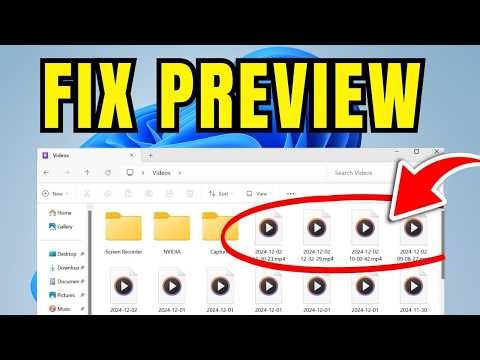 How To Fix Image Thumbnail Not Showing In Windows 11 (2026)