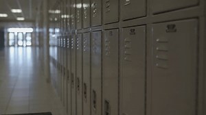 Wall Locker Empty School Hallway Stock Footage Video (100% Royalty-free) 1101584503 | Shutterstock