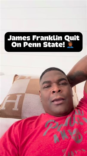 Keyshawn Johnson on Instagram: "James Franklin quit on his team today! Northwestern? Come on man. 🤦🏾‍♂️ #CollegeFootball #JamesFranklin #PennState"