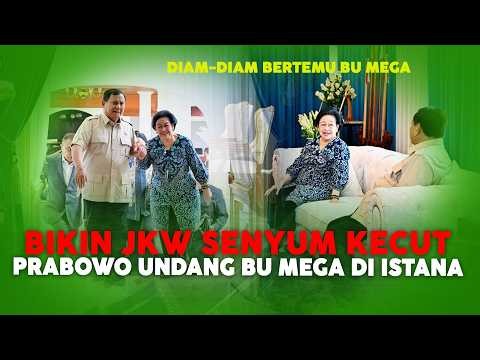 KWKKW JOKOWI SENYUM KECUT!!BU MEGA BERTEMU PRABOWO DI ISTANA MERDEKA!