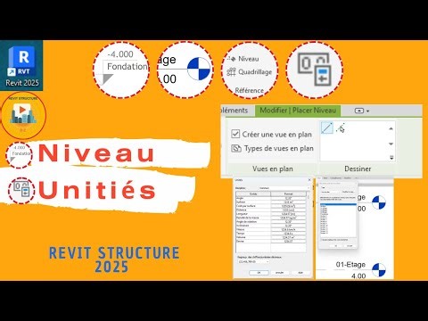 Revit Structure Niveaux et Unités خطوة بخطوة