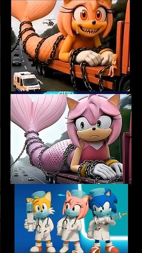 Scary Sonic Vs Scary Shadow Vs Scary Silver_Tiles Hop_shorts_coffindance