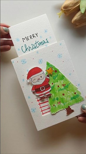 AMAZING Handmade Christmas POP UP CARD!