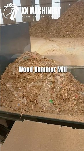 How a Wood Hammer Mill Works for Sawdust Biomass and Pellet Production#hammermill #crusher #sawdust