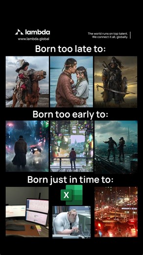 4.1K views · 27 reactions | "Born to conquer, forced to excel."   https://lambda.global/ | Lambda.Global | Facebook