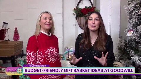 Budget-friendly holiday gift baskets at Goodwill