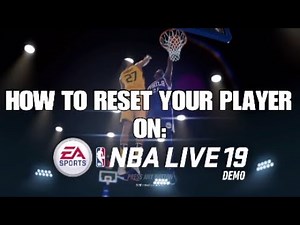 HOW TO "HARD RESET" YOUR PLAYER ON NBA LIVE 19 DEMO! GIVEAWAY @ 1,000 SUBS!