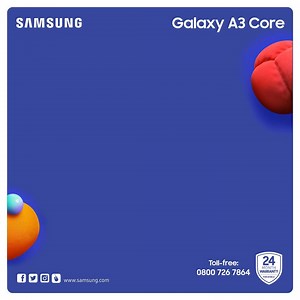With the Galaxy A3core, you enjoy super-fast browsing on 4G network, 3000mAh long-lasting battery, and find your device if lost with the 'Find my Device' feature. Get the Galaxy A3 Core from N35,000 at any authorised Samsung store near you today! What color are you getting? #A3Core | Samsung