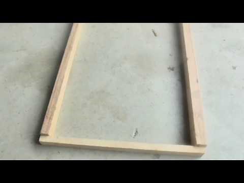 Making A DIY Screen Printing Frame