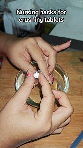 Nursing hacks for crushing tablet! | viyofoood