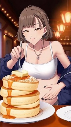 よ～し！食べつくすぞ！【AIアニメ】