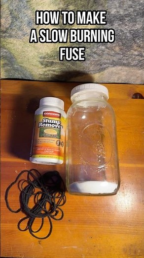 Homemade Slow Burning Fuse