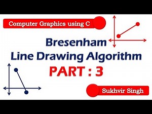Bresenham Line Drawing Algorithm : Part 3