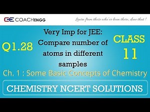Some Basic Concepts of Chemistry Q1.28 Chapter 1 NCERT solutions CHEMISTRY Class 11