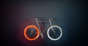 Bike wheel lights go battery-less