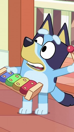 Not the magic xylophone! #bluey #Blueytok | bluey