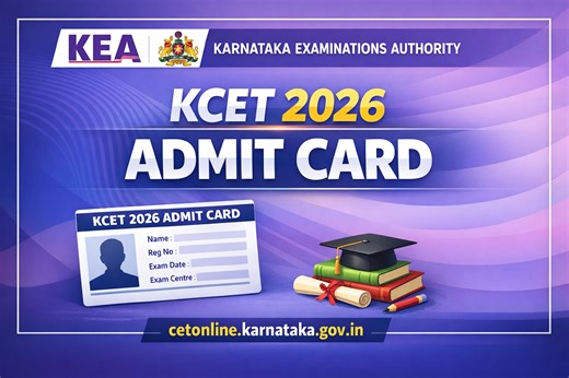 KCET admit card 2026 out today: Check steps to download at cetonline.karnataka.gov.in and exam schedule details
