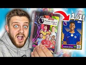 CAN I FIND a *RARE* NUMBERED PARALLEL STICKER?! (Topps Premier League 2026 Stickers)