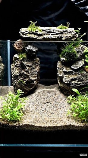 Cave Aquarium Setup | Dark Aquascape