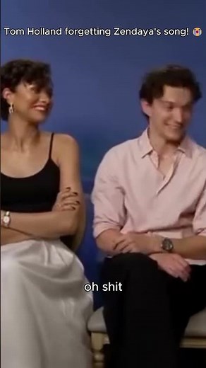 Tom Holland forgetting Zendaya's song! 😭