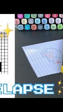 Simple Pixel Art Ideas | Pixel Art Timelapse | Cute Bird Pixel Art Tutorial